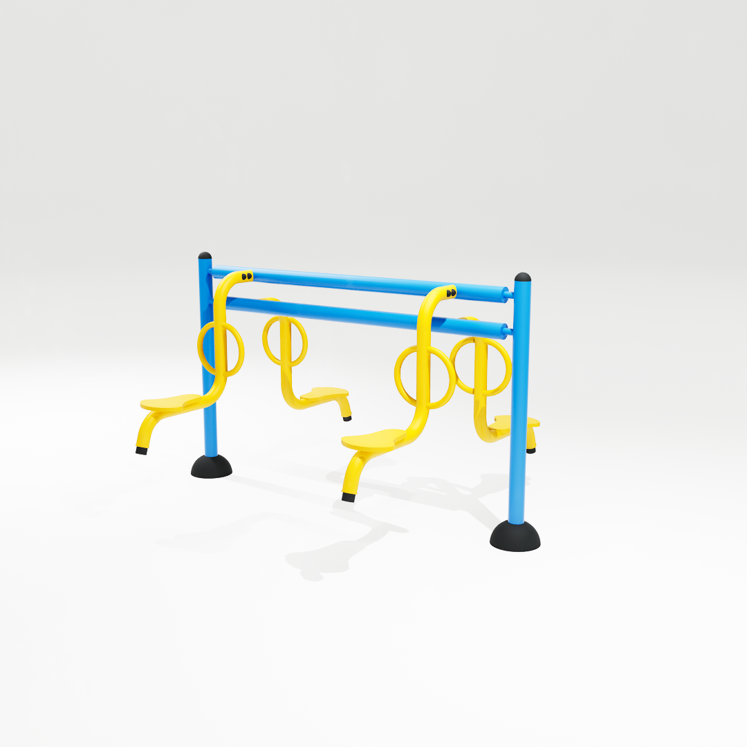 Playground Ziober Play destinado a crianças, com foco em diversão, segurança e durabilidade. Ideal para parquinhos infantis em áreas externas e internas.