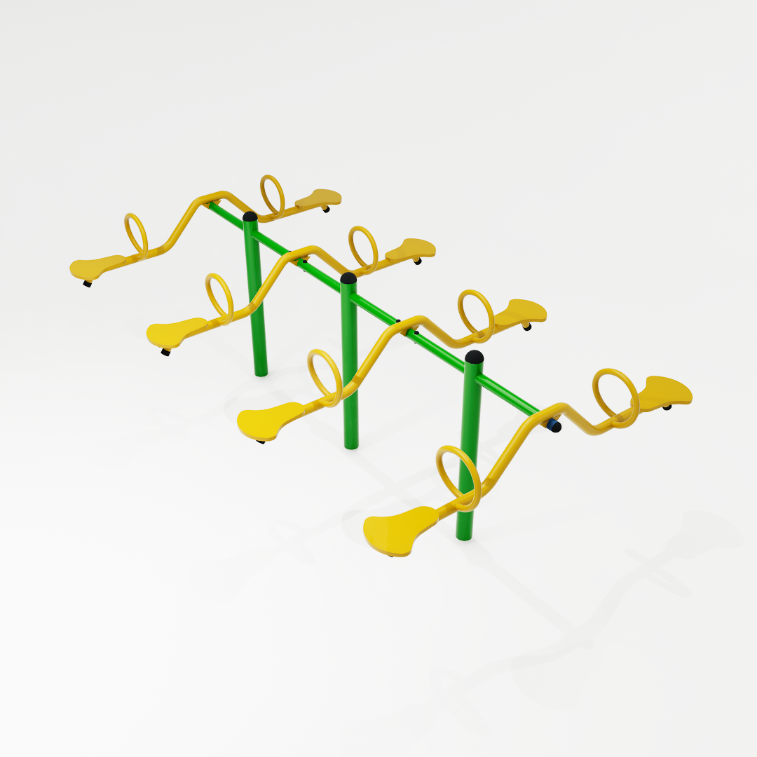 Playground Ziober Play destinado a crianças, com foco em diversão, segurança e durabilidade. Ideal para parquinhos infantis em áreas externas e internas.