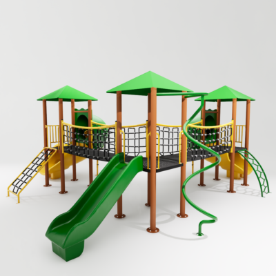 Playground Ziober Play destinado a crianças, com foco em diversão, segurança e durabilidade. Ideal para parquinhos infantis em áreas externas e internas.