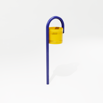 Mobiliário urbano Ziober desenvolvido para contribuir com a organização e limpeza de espaços de convivência. Ideal para utilização em playgrounds, praças, escolas, parques, condomínios e áreas de grande circulação.