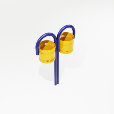 Mobiliário urbano Ziober desenvolvido para contribuir com a organização e limpeza de espaços de convivência. Ideal para utilização em playgrounds, praças, escolas, parques, condomínios e áreas de grande circulação.