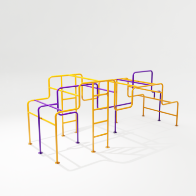 Playground Ziober Play destinado a crianças, com foco em diversão, segurança e durabilidade. Ideal para parquinhos infantis em áreas externas e internas.