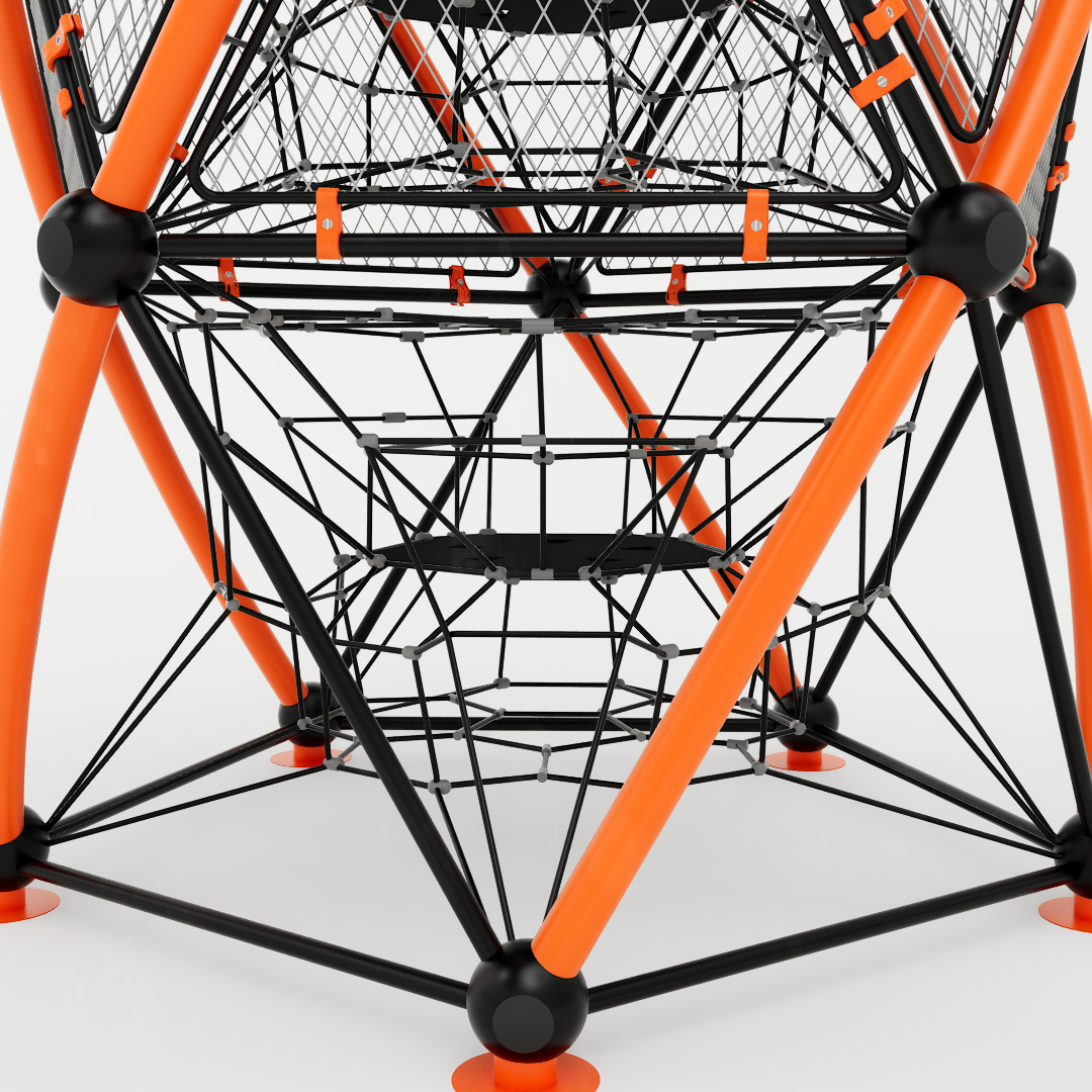 Playground Ziober Play destinado a crianças, com foco em diversão, segurança e durabilidade. Ideal para parquinhos infantis em áreas externas e internas.