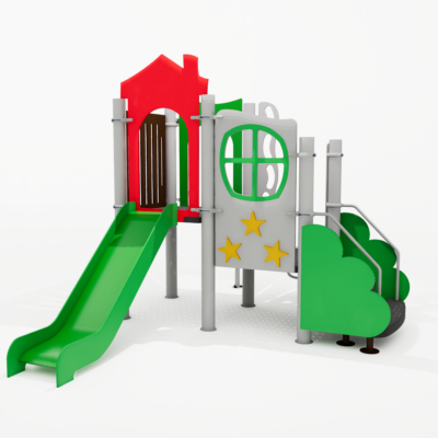 Playground Ziober Play destinado a crianças, com foco em diversão, segurança e durabilidade. Ideal para parquinhos infantis em áreas externas e internas.