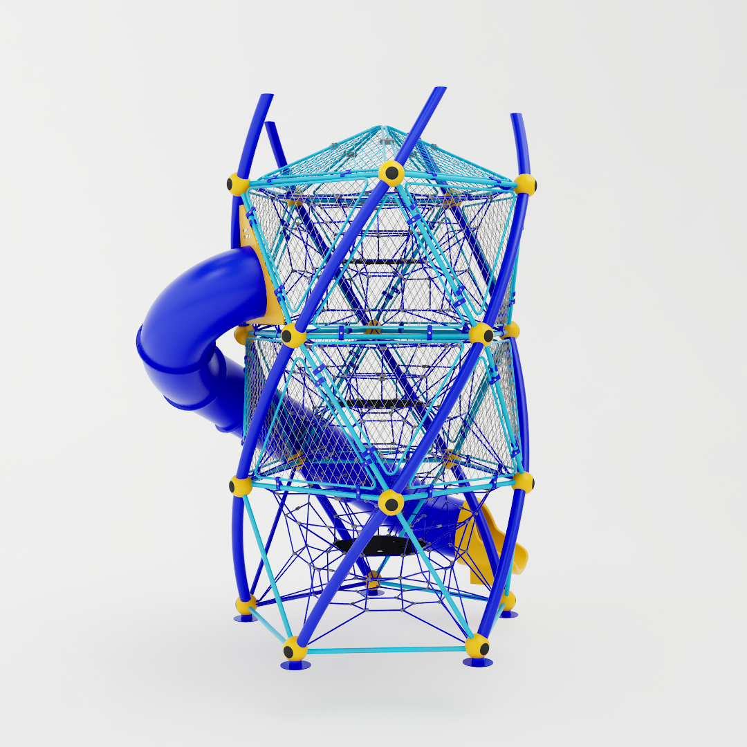 Playground Ziober Play destinado a crianças, com foco em diversão, segurança e durabilidade. Ideal para parquinhos infantis em áreas externas e internas.