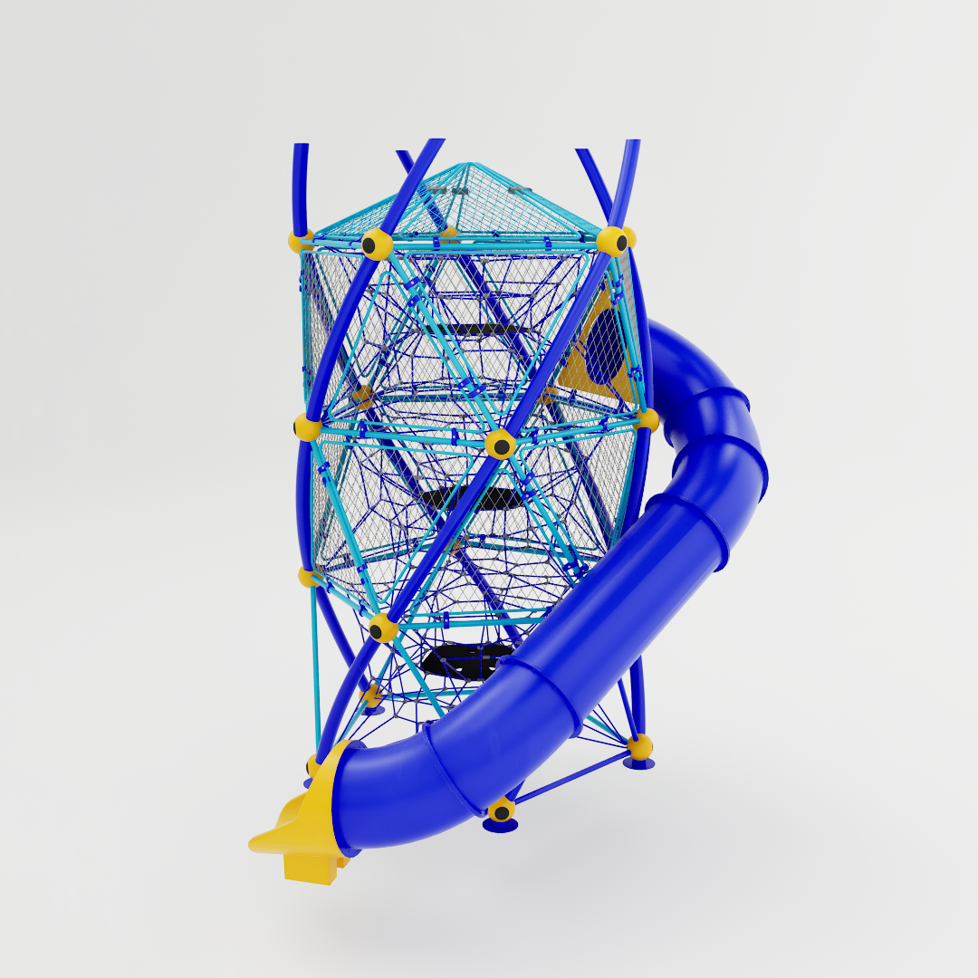 Playground Ziober Play destinado a crianças, com foco em diversão, segurança e durabilidade. Ideal para parquinhos infantis em áreas externas e internas.