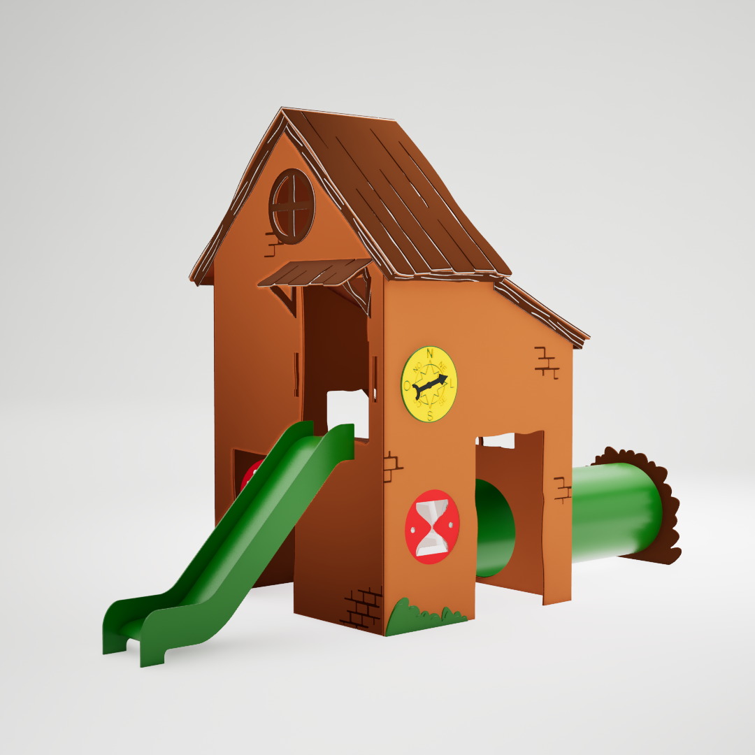 Playground Ziober Play destinado a crianças, com foco em diversão, segurança e durabilidade. Ideal para parquinhos infantis em áreas externas e internas.