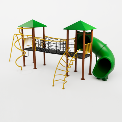 Playground Ziober Play destinado a crianças, com foco em diversão, segurança e durabilidade. Ideal para parquinhos infantis em áreas externas e internas.